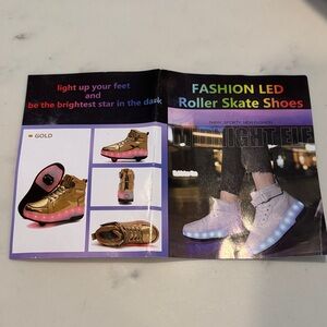 Heelys Gold LED Kids Sneakers